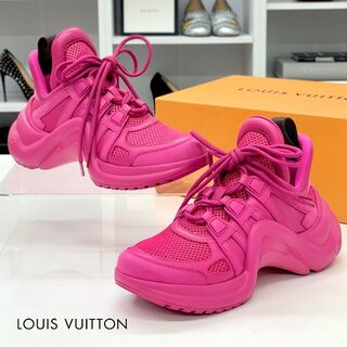 ルイヴィトンLouis Vuitton アークライトライン スニーカー ピンク