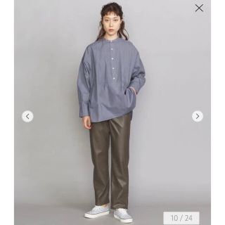 ビューティアンドユースユナイテッドアローズ(BEAUTY&YOUTH UNITED ARROWS)のBY ピンタック ヨークシャツ チュニック(シャツ/ブラウス(長袖/七分))