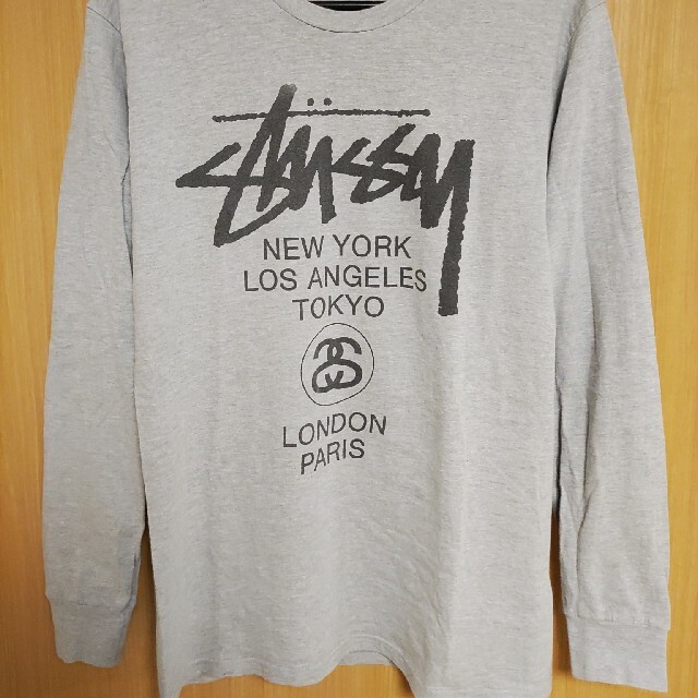 STUSSY ステューシー ワールドツアー 長袖Tシャツ Ｍサイズ