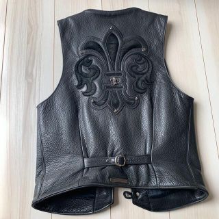 クロムハーツ(Chrome Hearts)のクロムハーツ  レザー　ベスト(ベスト)