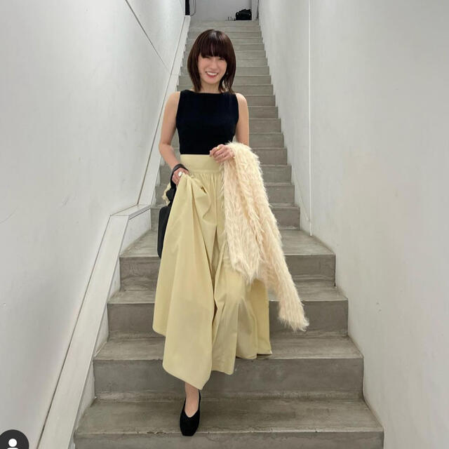 GINGER掲載商品】 CLANE - 【新品未使用】CLANE VOLUME MAXI SKIRT