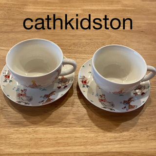 キャスキッドソン(Cath Kidston)のキャスキッドソン　カップ　ソーサー2客セット(食器)