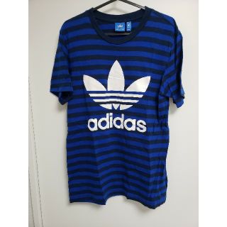 アディダス(adidas)のadidas　アディダス　ボーダー　半袖　Tシャツ(Tシャツ/カットソー(半袖/袖なし))