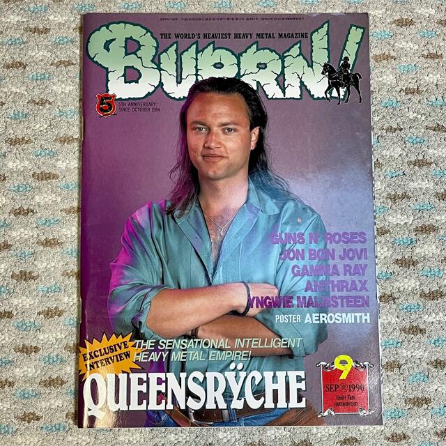 【BURRN! 】QUEESRYCHE エンタメ/ホビーの雑誌(専門誌)の商品写真