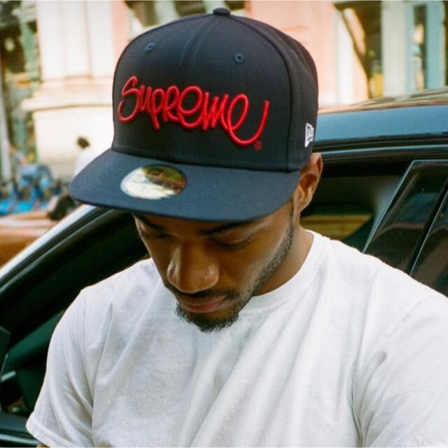 supreme Newera Handstyle 7 5/8 NAVY ネイビー オンライン