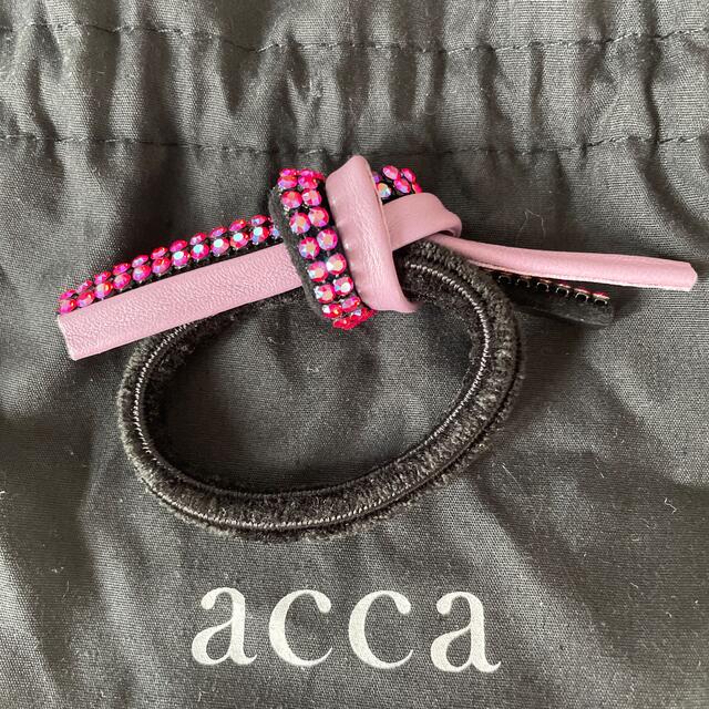 acca(アッカ)の美品★ACCA★ドレスポニー★銀座限定 レディースのヘアアクセサリー(ヘアゴム/シュシュ)の商品写真