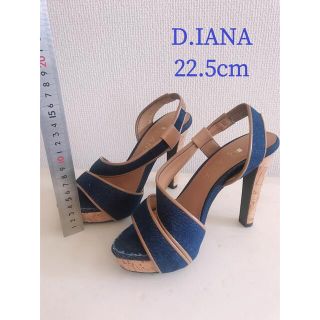 ダイアナ(DIANA)のダイアナパンプスサンダル22.5cm(ハイヒール/パンプス)