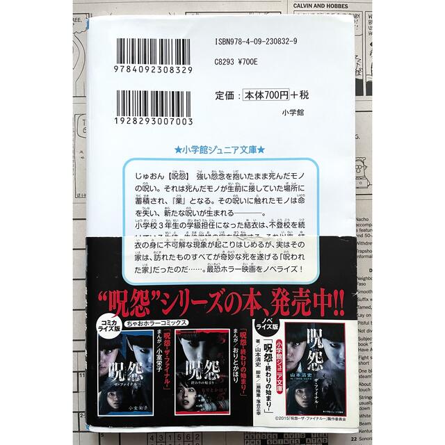 「呪怨－終わりの始まり－」 山本清史 落合正幸 エンタメ/ホビーの本(絵本/児童書)の商品写真