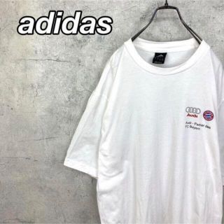 アディダス(adidas)の希少 90s アディダス Tシャツ プリントロゴ ビッグシルエット 美品(Tシャツ/カットソー(半袖/袖なし))