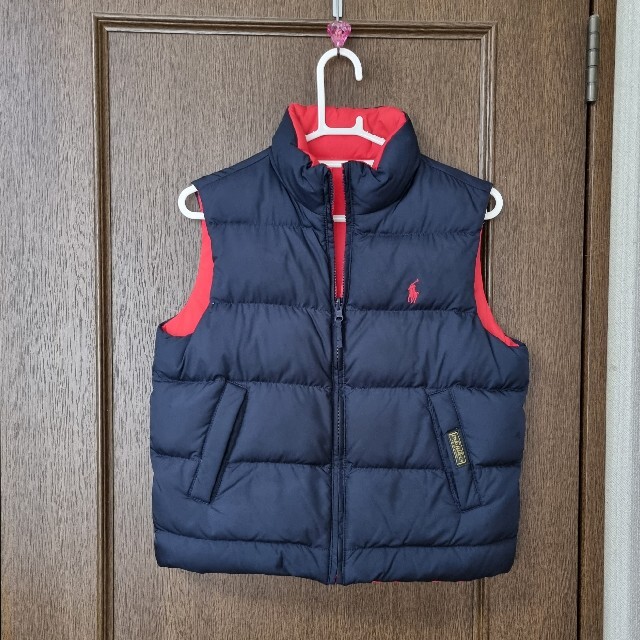 POLO RALPH LAUREN(ポロラルフローレン)の【ラルフローレン】 ダウンベストリバーシブル キッズ/ベビー/マタニティのキッズ服女の子用(90cm~)(ジャケット/上着)の商品写真