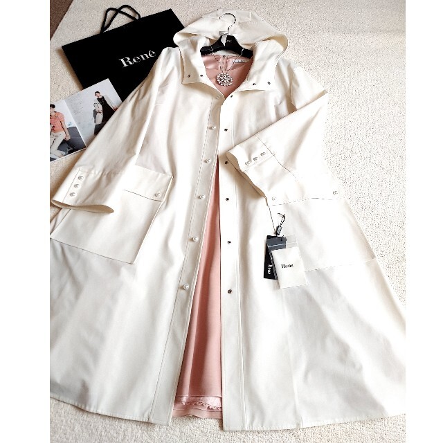Rene❤36【Coat】レイニーコート FOXEY Rene❤36【Coat】レイニーコート FOXEY