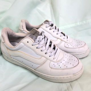 ヴァンズ(VANS)のバンズ   VANS ローカットスニーカー　26.5cm 白　ホワイト(スニーカー)