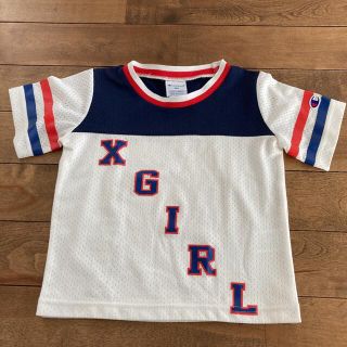 エックスガール(X-girl)のX-girl チャンピオン　メッシュTシャツ　100(Tシャツ/カットソー)
