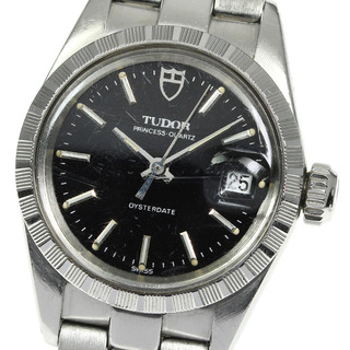 チュードル(Tudor)の☆ジャンク【TUDOR】チュードル プリンセス オイスターデイト 93510 Cal.1281 クォーツ レディース(腕時計)