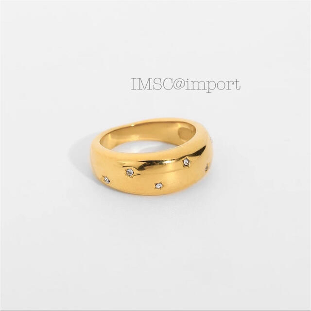 import selection 18k IPコート ティンクルスターリング レディースのアクセサリー(リング(指輪))の商品写真