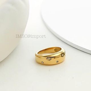 import selection 18k IPコート ティンクルスターリング(リング(指輪))