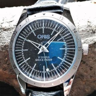 オリス(ORIS)の●美品！●オリス■ORIS 手巻き機械式ヴィンテージメンズ腕時計アンティーク(腕時計(アナログ))