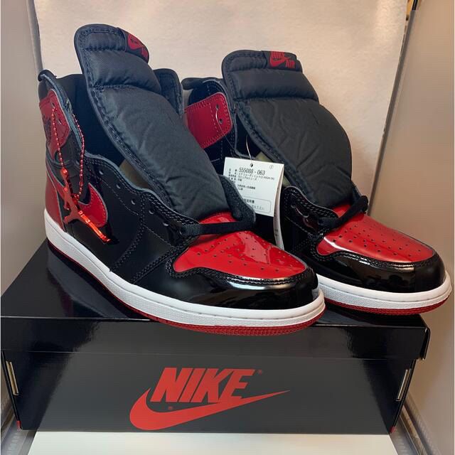 NIKE(ナイキ)のNike Air Jordan 1 High OG  Patent Bred メンズの靴/シューズ(スニーカー)の商品写真