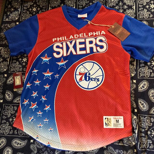 新品激レア ミッチェルアンドネス SIXERS ユニフォーム M