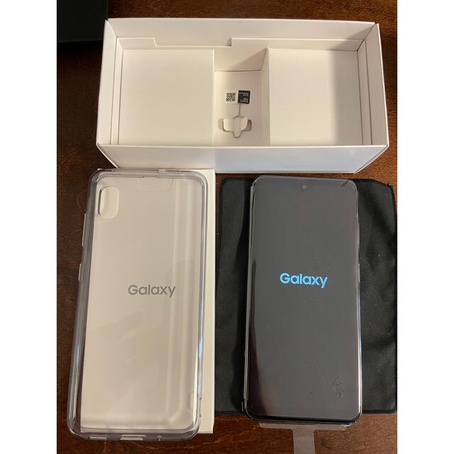 Galaxy(ギャラクシー)の新品 SIMフリー Galaxy A21 ブラック SCV49 スマホ/家電/カメラのスマートフォン/携帯電話(スマートフォン本体)の商品写真