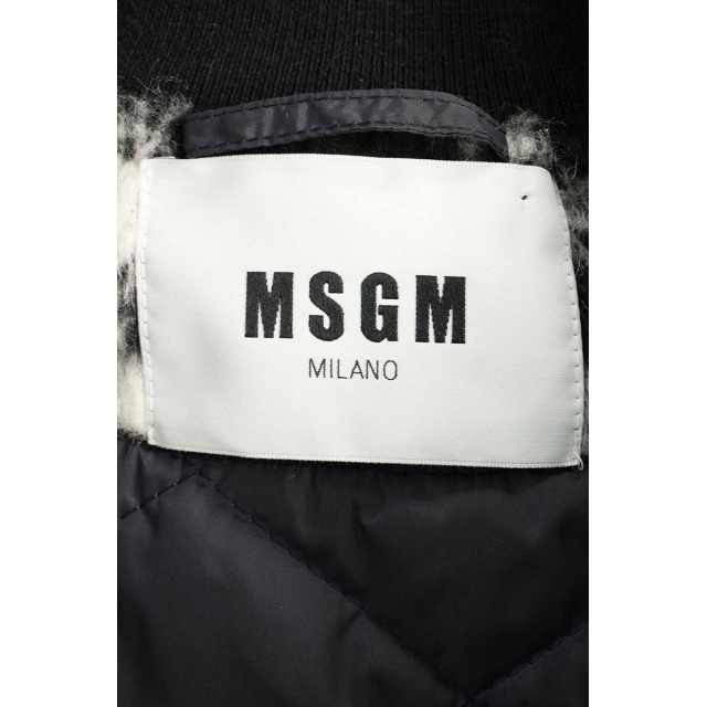 人気送料無料 MSGM エムエスジーエム チェック柄ボンバーブルゾン 46の通販 by RINKAN｜エムエスジイエムならラクマ 