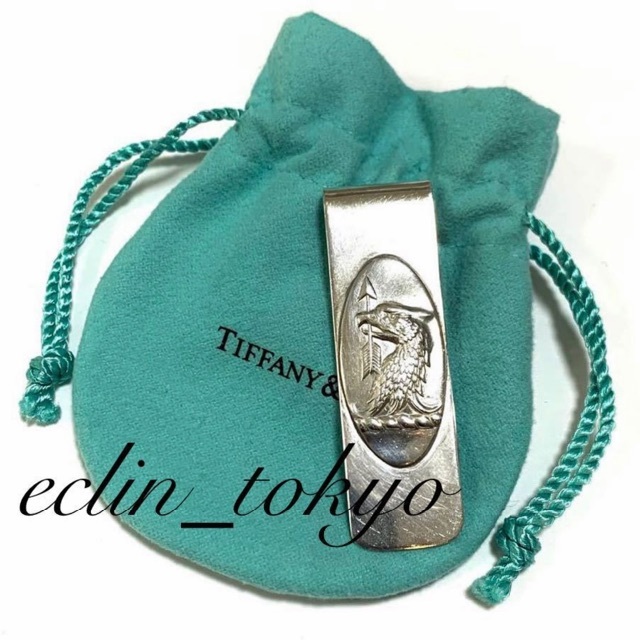 通常 1本タイプ Tiffany ビンテージ Eagle イーグル マネークリップ