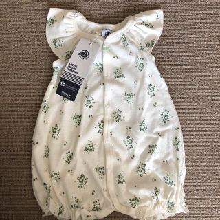 プチバトー(PETIT BATEAU)のプチバトー  新品ロンパース (ロンパース)