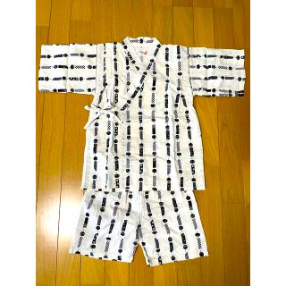 【美品】じんべい　130㎝　男の子用(甚平/浴衣)