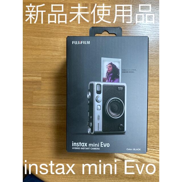 新品❗️ 富士フイルム チェキ instax mini Evo ブラック(1台) 富士フイルム 使い勝手の良い