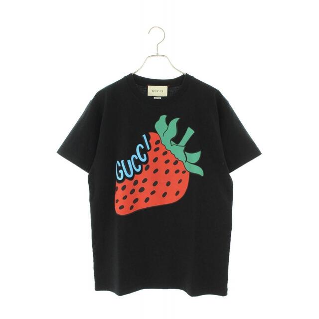 グッチ 19SS 565806 XJA1N ストロベリープリントTシャツ XS