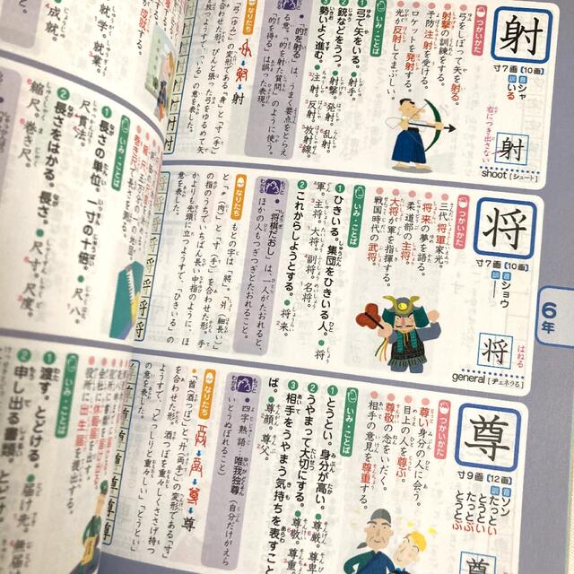 小学館(ショウガクカン)のオールカラー 学習漢字新辞典　おまけ英単語 エンタメ/ホビーの本(語学/参考書)の商品写真