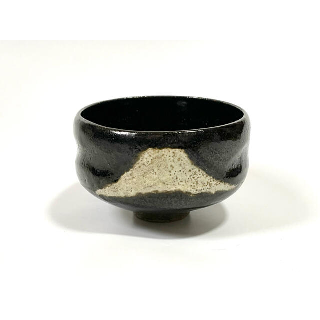 骨董 黒茶碗 黒楽茶碗 樂茶碗 アンティーク 楽焼 箱付き 一入作 了入-
