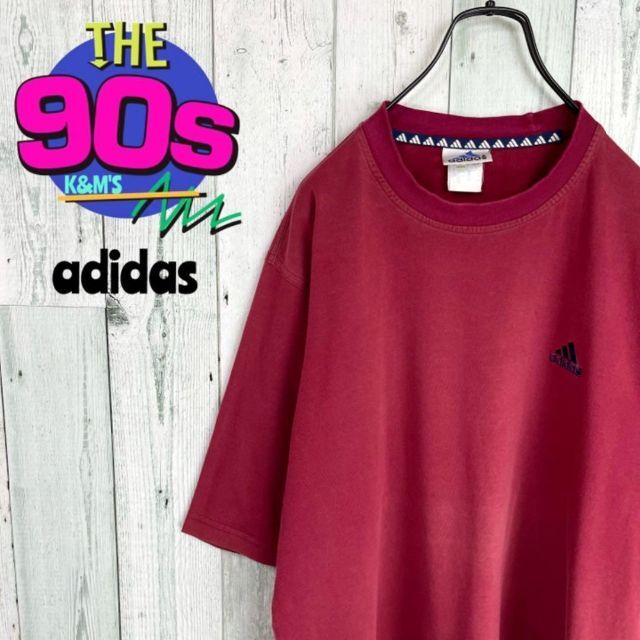 adidas - 90's アディダス 万国旗タグ パフォーマンスロゴ刺繍 ゆるだぼ Tシャツの通販 by 90s古着 K&M フォロー割引き