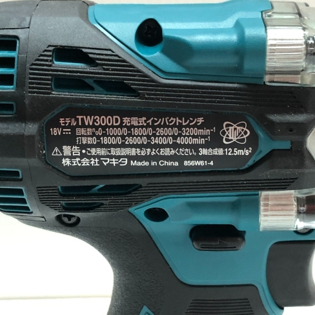 Makita(マキタ)の□□MAKITA マキタ 電動工具 インパクトレンチ 18V TW300D インテリア/住まい/日用品の文房具(その他)の商品写真