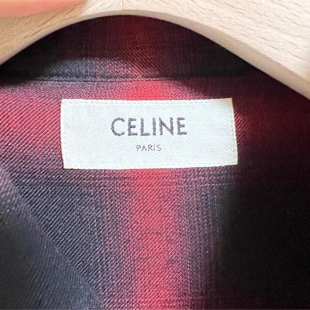 celine(セリーヌ)のCELINE レーヨンチェックシャツ メンズのトップス(シャツ)の商品写真