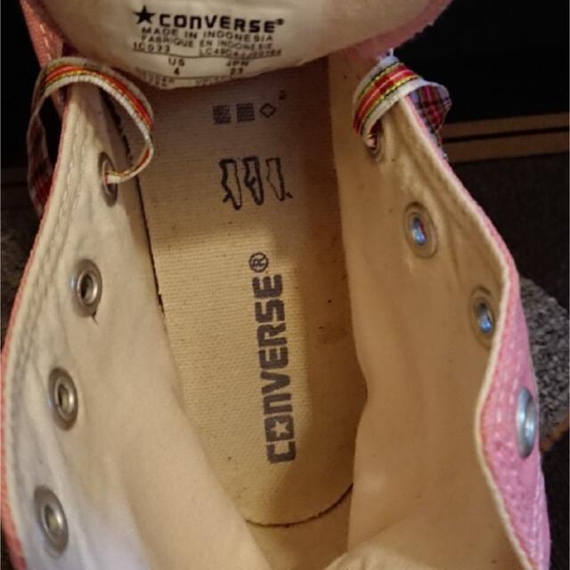 CONVERSE(コンバース)のコンバース　ハイカットスニーカー　ピンク レディースの靴/シューズ(スニーカー)の商品写真