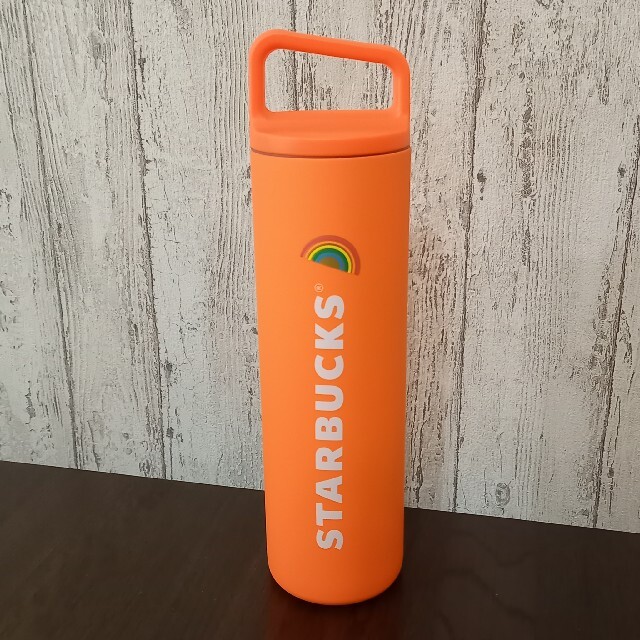 お1人様1点限り】 ♡ スタバ 新品♡ 591ml ネオンオレンジ ハンドル お1人様1点限り】 ♡ スタバ 新品♡ 591ml ネオンオレンジ ハンドル