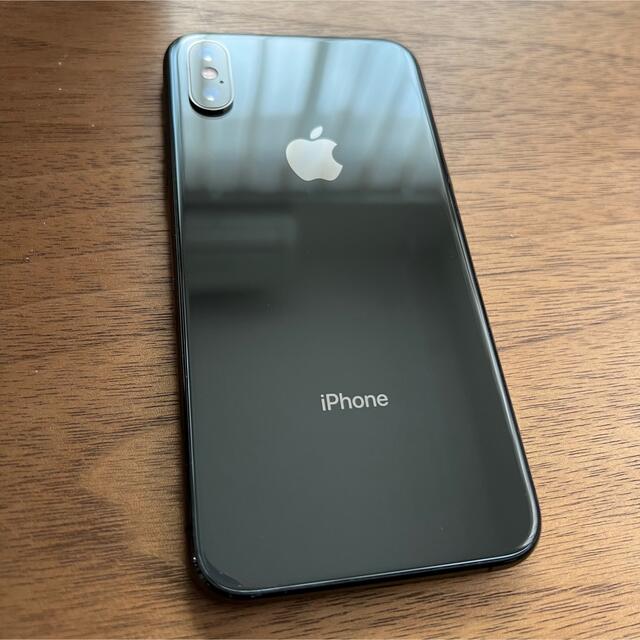 Apple(アップル)のSIMフリー iPhone Xs 256G スペースグレー スマホ/家電/カメラのスマートフォン/携帯電話(スマートフォン本体)の商品写真