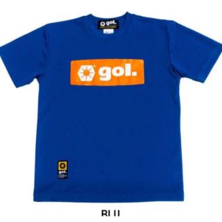 【新品】gol ゴル  ボックスロゴ  ドライ半袖Tシャツ XLのみ(Tシャツ/カットソー(半袖/袖なし))