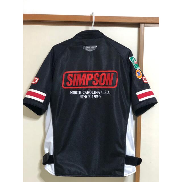 SIMPSON(シンプソン)のシンプソン　ライダース　メッシュジャケット（半袖）　Mサイズ メンズのジャケット/アウター(ライダースジャケット)の商品写真