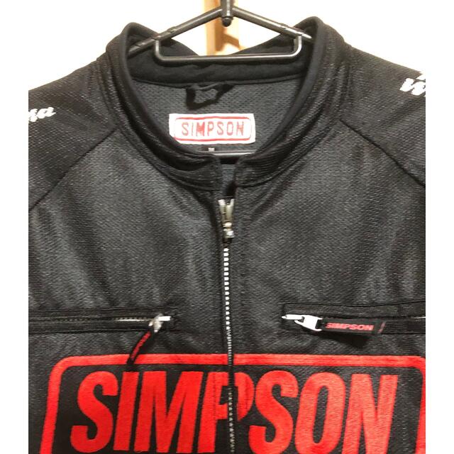 SIMPSON(シンプソン)のシンプソン　ライダース　メッシュジャケット（半袖）　Mサイズ メンズのジャケット/アウター(ライダースジャケット)の商品写真