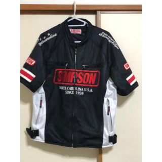 シンプソン(SIMPSON)のシンプソン　ライダース　メッシュジャケット（半袖）　Mサイズ(ライダースジャケット)