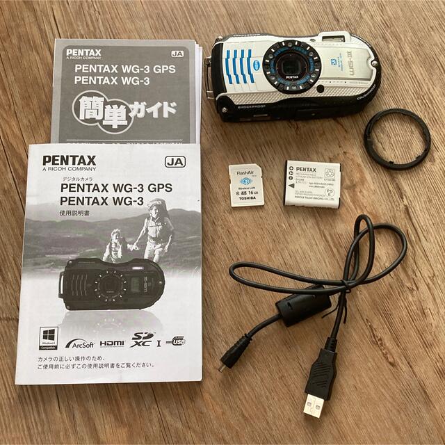 PENTAX(ペンタックス)の【購入申請アリ】ペンタックス　防水カメラ　PENTAX WG-3 スマホ/家電/カメラのカメラ(コンパクトデジタルカメラ)の商品写真