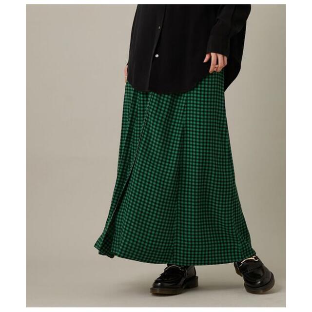 TOMORROWLAND(トゥモローランド)のGANNI  ガニー  チェックスカート レディースのスカート(ロングスカート)の商品写真
