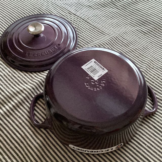 LE CREUSET - 【フランス直輸入】ルクルーゼ ココットロンド 22センチ