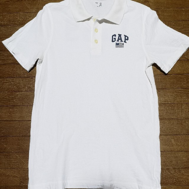 GAP(ギャップ)のGap　プリントポロシャツ　XSサイズ　薄手 レディースのトップス(ポロシャツ)の商品写真