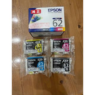 エプソン(EPSON)のEPSON インクカートリッジ　62 純正(PC周辺機器)