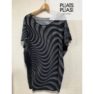 プリーツプリーズイッセイミヤケ(PLEATS PLEASE ISSEY MIYAKE)のpleatsplease プリーツプリーズ  メッシュ チュニック トップス(チュニック)