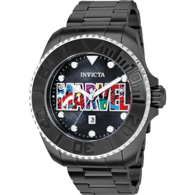 INVICTA - 限定モデル☆マーベル・ヒーロー☆ロゴ INVICTA Marvel