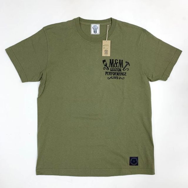 新品 未使用  M&M PRINT S/S TEE チップソーロゴ Tシャツ L 1